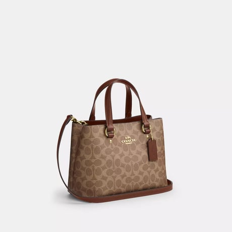 🎀COACH　コーチ　ステーション キャリーオール バッグ・シグネチャー キャンバス　CET31 IMXHE