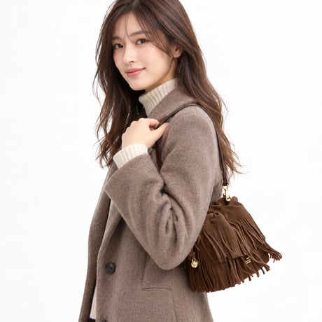 🎀COACH コーチ フェイ ミニ ドローストリング バッグ・フリンジ　CFP28 IMCED