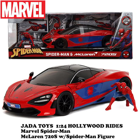 1:24 MARVEL SPIDER-MAN & McLaren 720S 【スパイダーマン ミニカー】