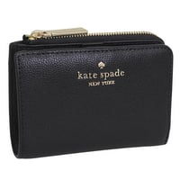 🎀ケイトスペード 財布 レディース 2つ折り 折財布 コンパクト アウトレット レザー ブラック WALLETS SM LZIP WAL KN764 001 kate spade