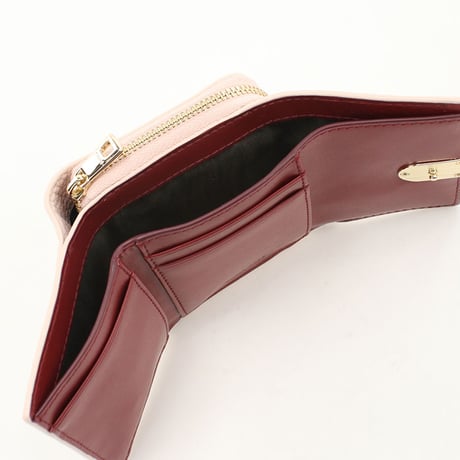 🎀FURLA フルラ 三つ折り財布 小銭入付き WP00590 HSF000 4567Ｓ FURLA IDEA イデア レディース ピンク