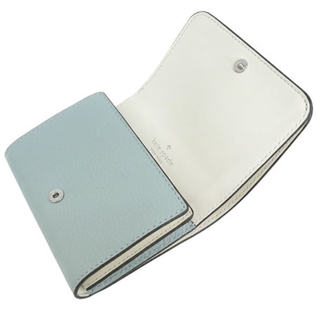 🎀ケイトスペード 財布 レディース 2つ折り 折財布 コンパクト アウトレット レザー グリーン KAYLA SM LZIP WALLET KK056 303 kate spade