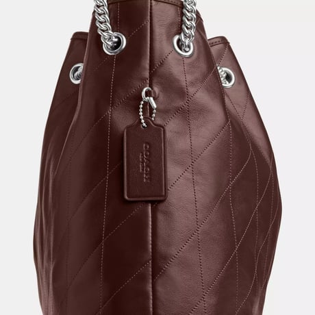 🎀COACH　コーチ　エヴリン ラージ ショルダー バッグ・キルティング　CCZ81 SVMPL