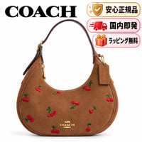 🎀COACH   コーチ　エミリー ショルダー バッグ・チェリー エンブロイダリー　CFQ29 IMZAX