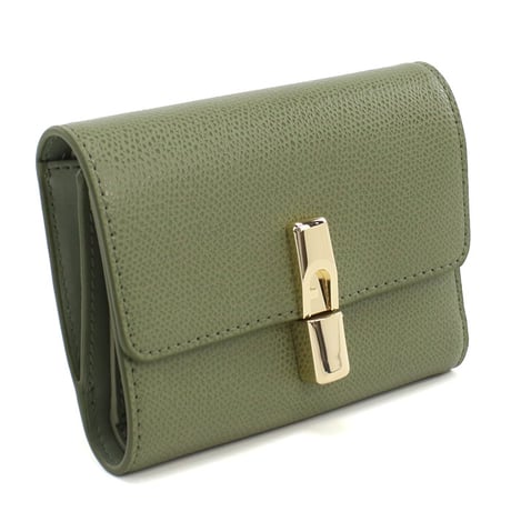 🎀FURLA フルラ 三つ折り財布 小銭入付き WP00564 ARE000 4555Ｓ FURLA IRIDE S イリデ レディース グリーン