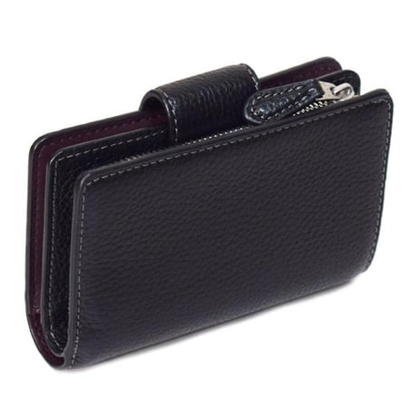 🎀COACH コーチ ミディアム コーナー ジップ ウォレット　CBO41 SV/BK