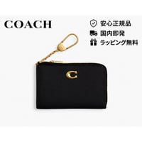 🎀COACH　コーチ　エッセンシャル Lジップ キー ケース　CR513　B4/BK