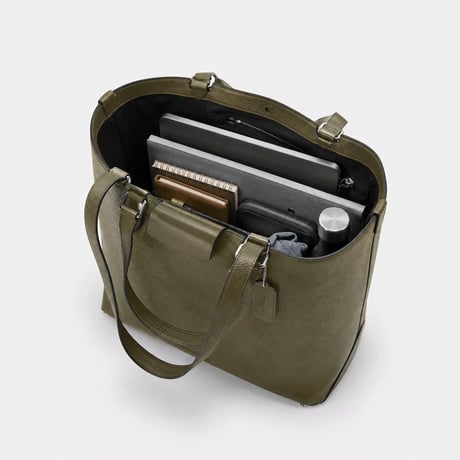 ✨COACH コーチ ワーナー デュアル ハンドル トート バッグ　CBG50 SV/OL