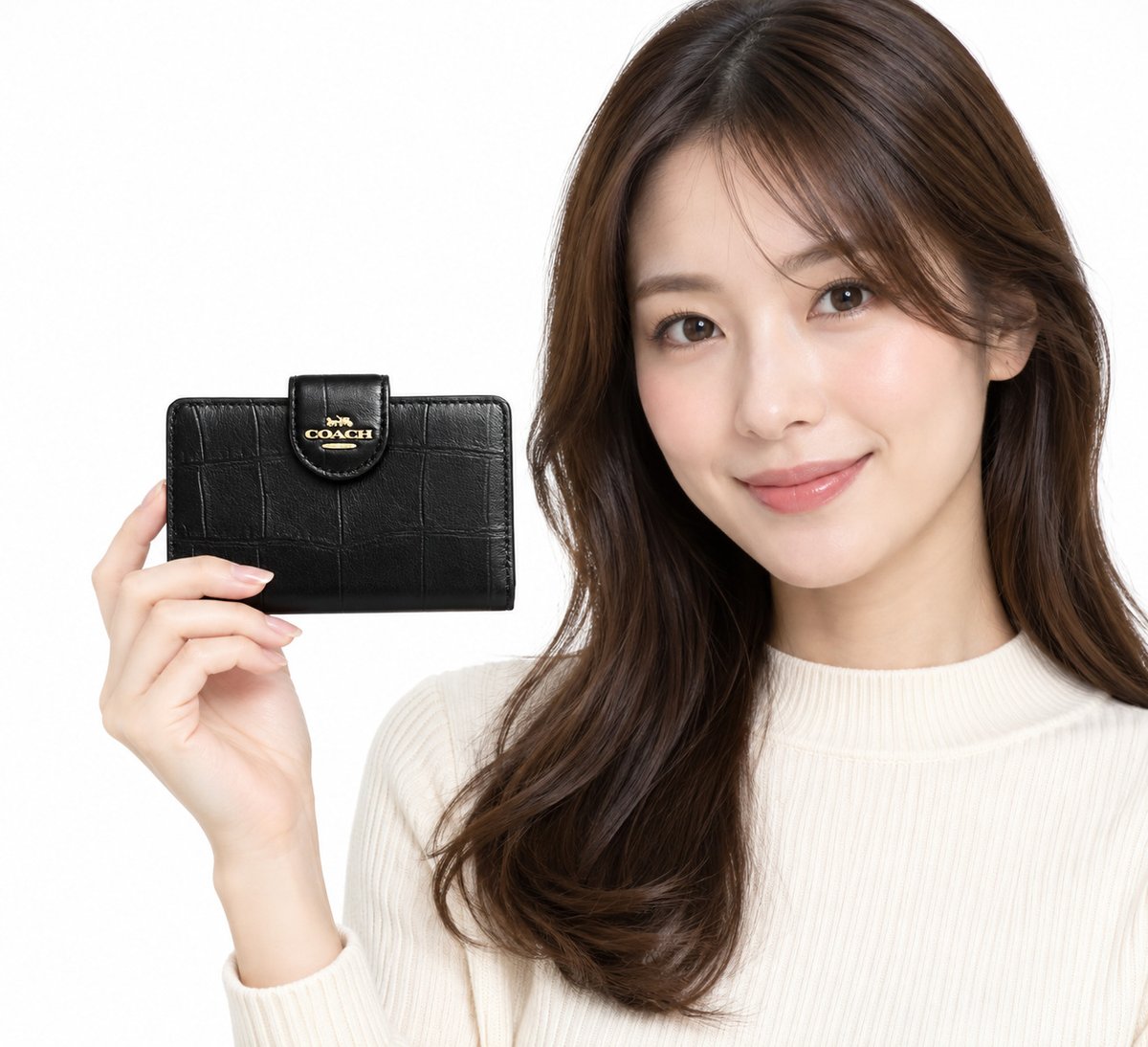 🎀COACH コーチ ミディアム コーナー ジップ ウォレット CFX29 IMBLK |