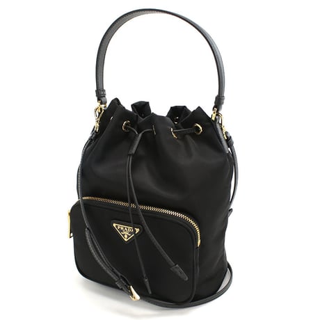 🎀PRADA プラダ ハンドバッグ 3WAY ショルダーバッグ 1BH038 RV44 V UOP F0002 RE-NYLON BUCKET BAG レディース ブラック