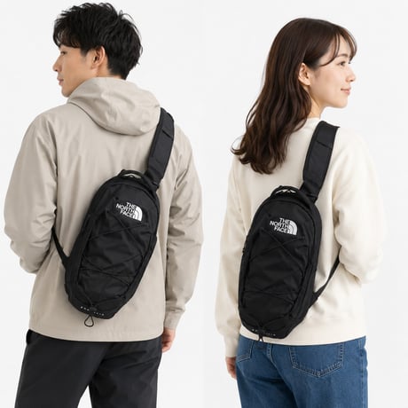 ✨ザノースフェイス バッグ メンズ レディース ショルダーバッグ ボディバッグ ブラック ボレアリス スリングバッグ NF0A52UP 53R BLACK