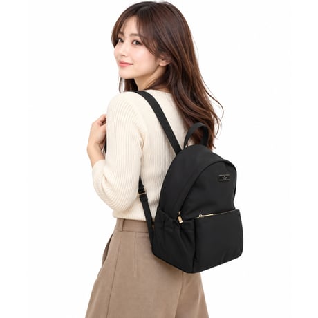 🎀ケイトスペード バッグ レディース リュックサック アウトレット ナイロン ブラック carter ksnyl dome bckpk KP110-001 KATE SPADE