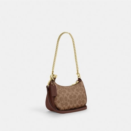 🎀COACH コーチ テリ ミニ クロスボディ バッグ・シグネチャー キャンバス　CW323 IMXHE