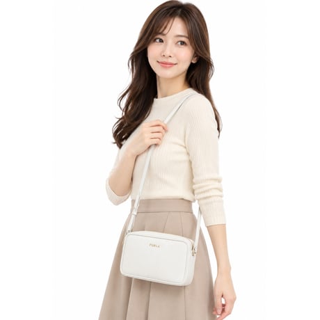 🎀フルラ バッグ レディース ショルダーバッグ アウトレット レザー ホワイト WE00600BX03061704S FURLA