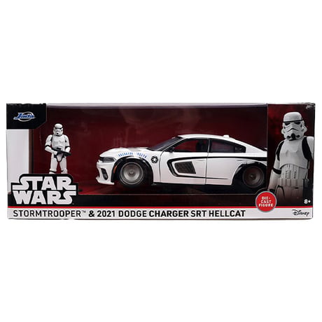 1:24 Star Wars 2021 Dodge Charger SRT Hellcat w/ Stormtrooper 【スターウォーズ】ミニカー