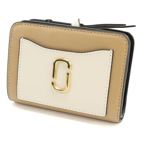 🎀MARC JACOBS マークジェイコブス 二つ折り財布 小銭入付き 2F3SMP062S07 233 THE MINI COMPACT WALLET レディース ブラウン