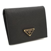 🎀PRADA プラダ 二つ折り財布 小銭入付き 1MV204 QHH F0002 レディース ブラック