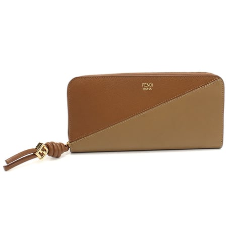 🎀FENDI フェンディ ラウンドファスナー 長財布 8M0517 AYCA F1URＷ FFダイヤモンド レディース ブラウン