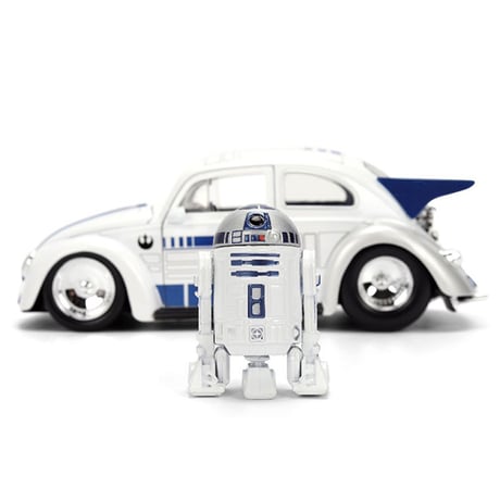1:24 Star Wars 1959 Volkswagen Drag Beetle w/ R2-D2【スターウォーズ】ミニカー