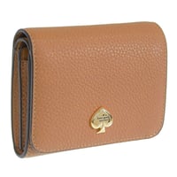 🎀ケイトスペード 財布 レディース 2つ折り 折財布 コンパクト アウトレット レザー ブラウン kayla small l zip wallet KK056 201 kate spade