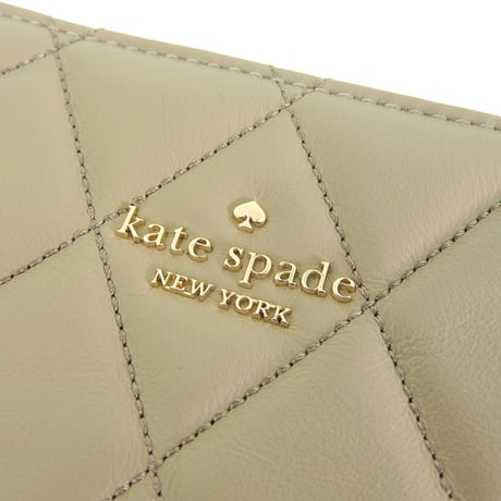 🎀ケイトスペード 財布 レディース 2つ折り 折財布 コンパクト アウトレット レザー グリーン wallets med combifld KN755 200 kate spade