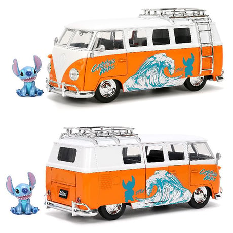 1:24 Disney Stitch 1961 Volkswagen Bus w/ Stitch【スティッチ】ミニカー