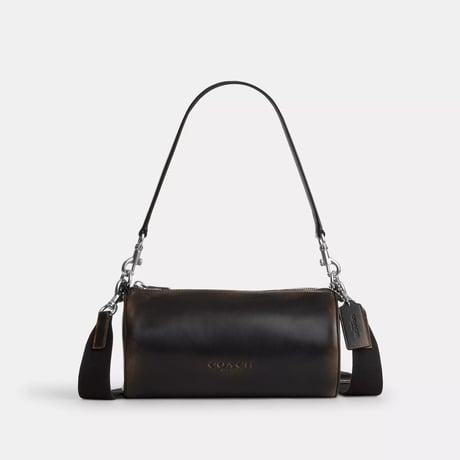🎀COACH　コーチ　アンドレ バレル バッグ 24・ラブド レザー　CET87 SVPMZ