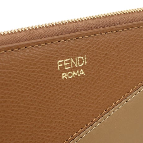 🎀FENDI フェンディ ラウンドファスナー 長財布 8M0517 AYCA F1URＷ FFダイヤモンド レディース ブラウン