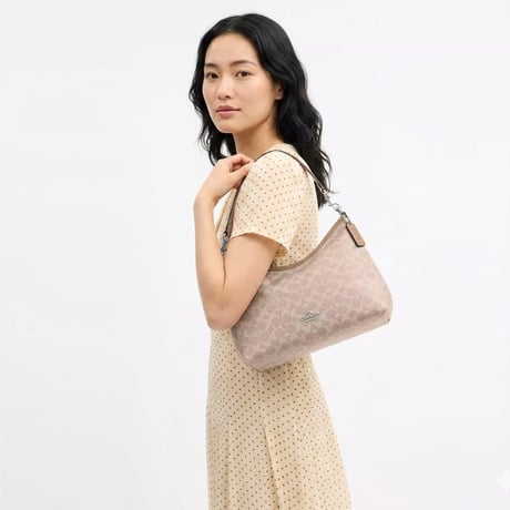 コーチ COACH　ローレル ショルダー バッグ・シグネチャー キャンバス 　CEY95 SVPWH