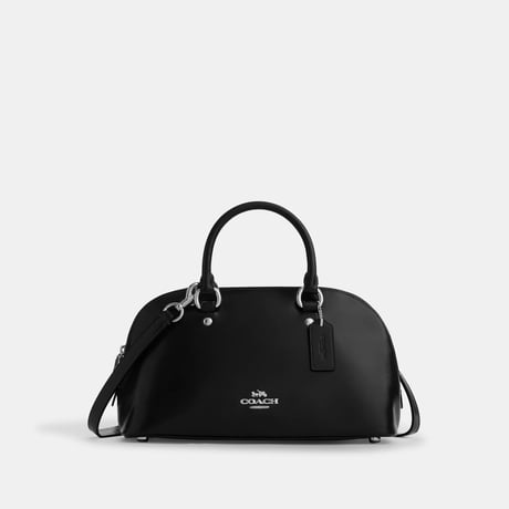 🎀COACH　コーチ　ララ サッチェル バッグ CDV19 SV/BK