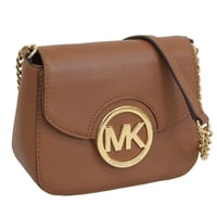 🎀マイケルコース バッグ レディース ショルダーバッグ レザー ブラウン FULTON SM CROSSBODY 32H3GFTC1L 230 MICHAEL KORS