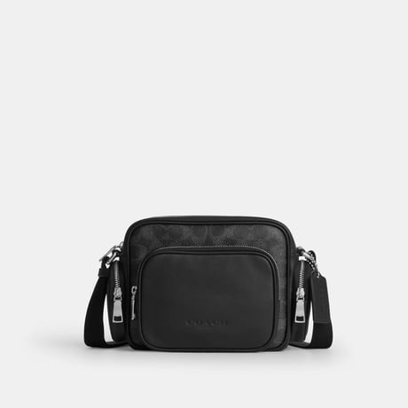 ✨COACH コーチ　フレッチャー クロスボディ バッグ・シグネチャー キャンバス　CEA25 SVYZK