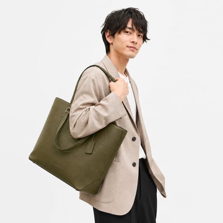 ✨COACH コーチ ワーナー デュアル ハンドル トート バッグ　CBG50 SV/OL