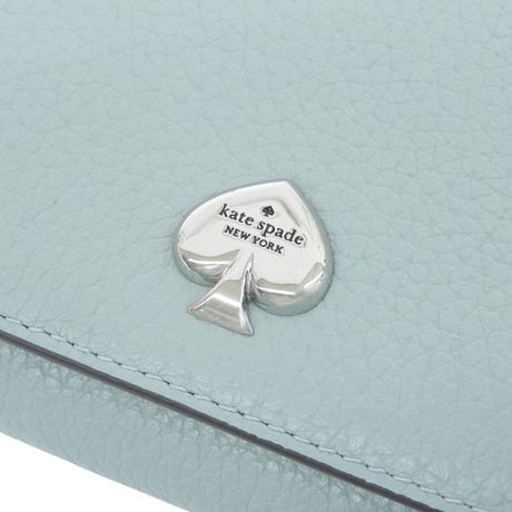 🎀ケイトスペード 財布 レディース 2つ折り 折財布 コンパクト アウトレット レザー グリーン KAYLA SM LZIP WALLET KK056 303 kate spade