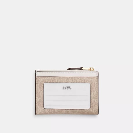 🎀COACH コーチ ミニ スキニー ID ケース・シグネチャー キャンバス　CW870 IMXDM