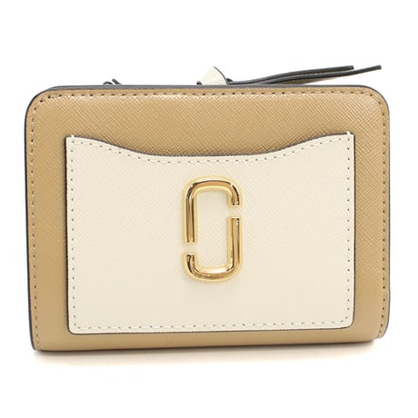 🎀MARC JACOBS マークジェイコブス 二つ折り財布 小銭入付き 2F3SMP062S07 233 THE MINI COMPACT WALLET レディース ブラウン
