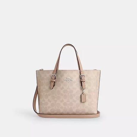 🎀COACH コーチ モリー トート バッグ 25・シグネチャー キャンバス CV965 IMXDM