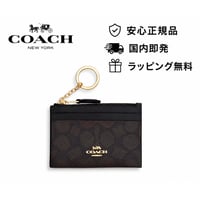 🎀COACH コーチ ミニ スキニー ID ケース・シグネチャー キャンバス　CW870 IMXAQ