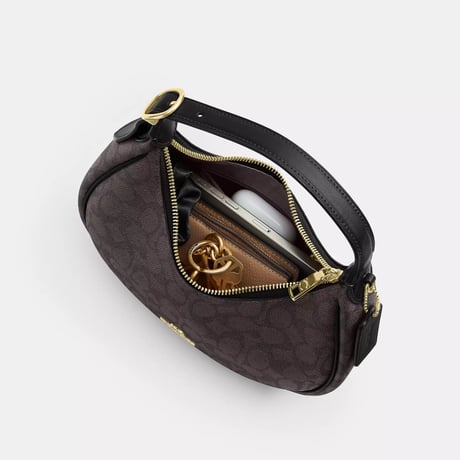 🎀コーチ COACH　エミリー ショルダー バッグ・シグネチャー キャンバス　CDX17 IMXAQ