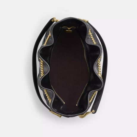 🎀COACH　コーチ　エヴリン ラージ ショルダー バッグ・キルティング　CCZ81 IMBLK