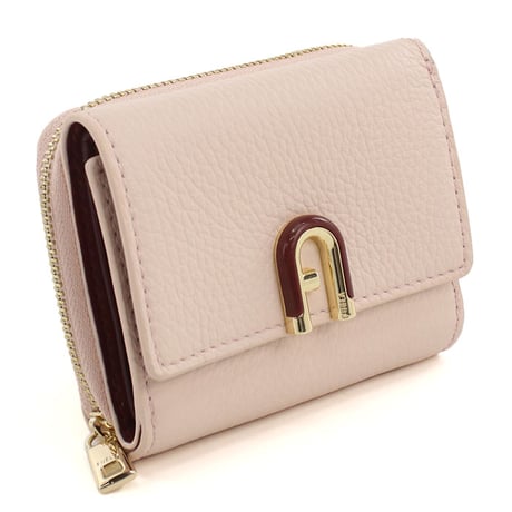 🎀FURLA フルラ 三つ折り財布 小銭入付き WP00590 HSF000 4567Ｓ FURLA IDEA イデア レディース ピンク
