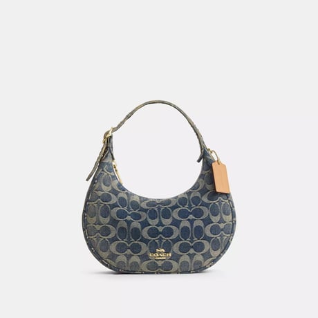 🎀COACH コーチ　エミリー ショルダー バッグ・シグネチャー デニム　CFO76 IMDEN