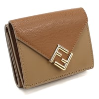 🎀FENDI フェンディ 三つ折り財布 小銭入付き 8M0480 ALV4 F1URW FFダイヤモンド レディース ブラウン
