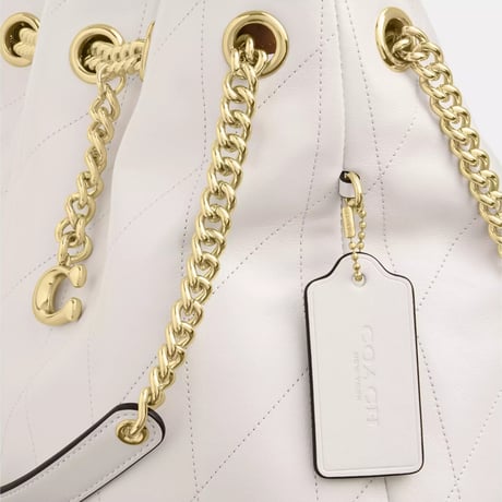 🎀COACH コーチ エヴリン ショルダー バッグ・キルティング アンド チャーム CES33 IMCHK