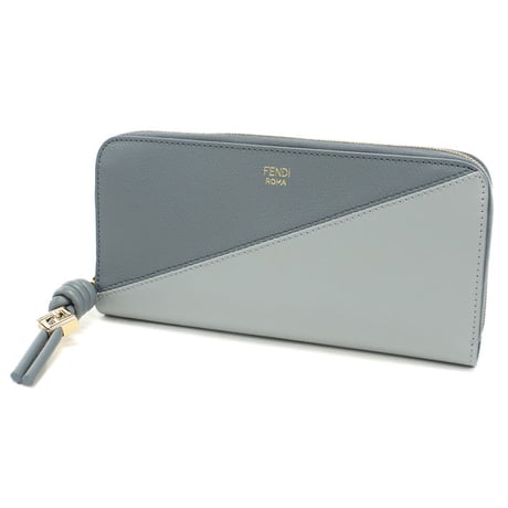 🎀FENDI フェンディ ラウンドファスナー 長財布 8M0517 AYCA F1URV FFダイヤモンド レディース ブルー