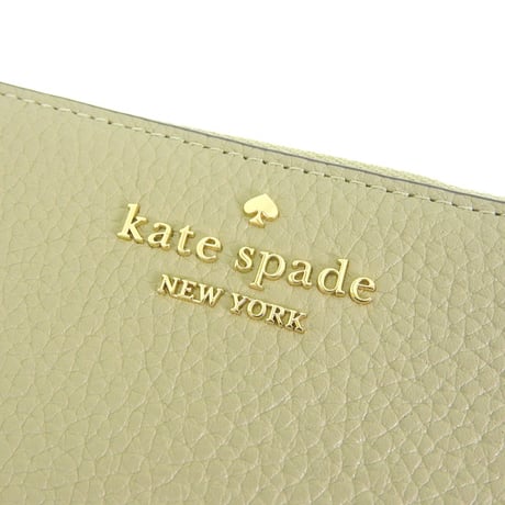 🎀ケイトスペード 財布 レディース 長財布 アウトレット レザー グリーン wallets pebbled leather large KN775 202 kate spade