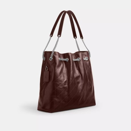 🎀COACH　コーチ　エヴリン ラージ ショルダー バッグ・キルティング　CCZ81 SVMPL