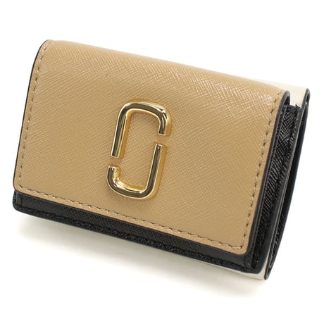 🎀MARC JACOBS マークジェイコブス 三折財布小銭入付き 2F3SMP060S07 233 THE MINI TRIFOLD WALLET レディース ブラウン