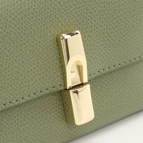 🎀FURLA フルラ 三つ折り財布 小銭入付き WP00564 ARE000 4555Ｓ FURLA IRIDE S イリデ レディース グリーン