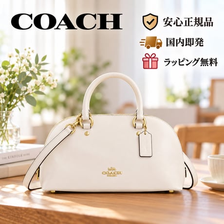 🎀COACH　コーチ　ララ サッチェル バッグ CDV19 IMCHK